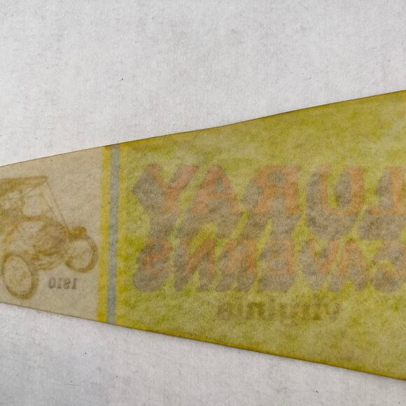 Luray Caverns Souvenir VINTAGE Felt Pennant Large 30" x 12" - Picture 10 of 11